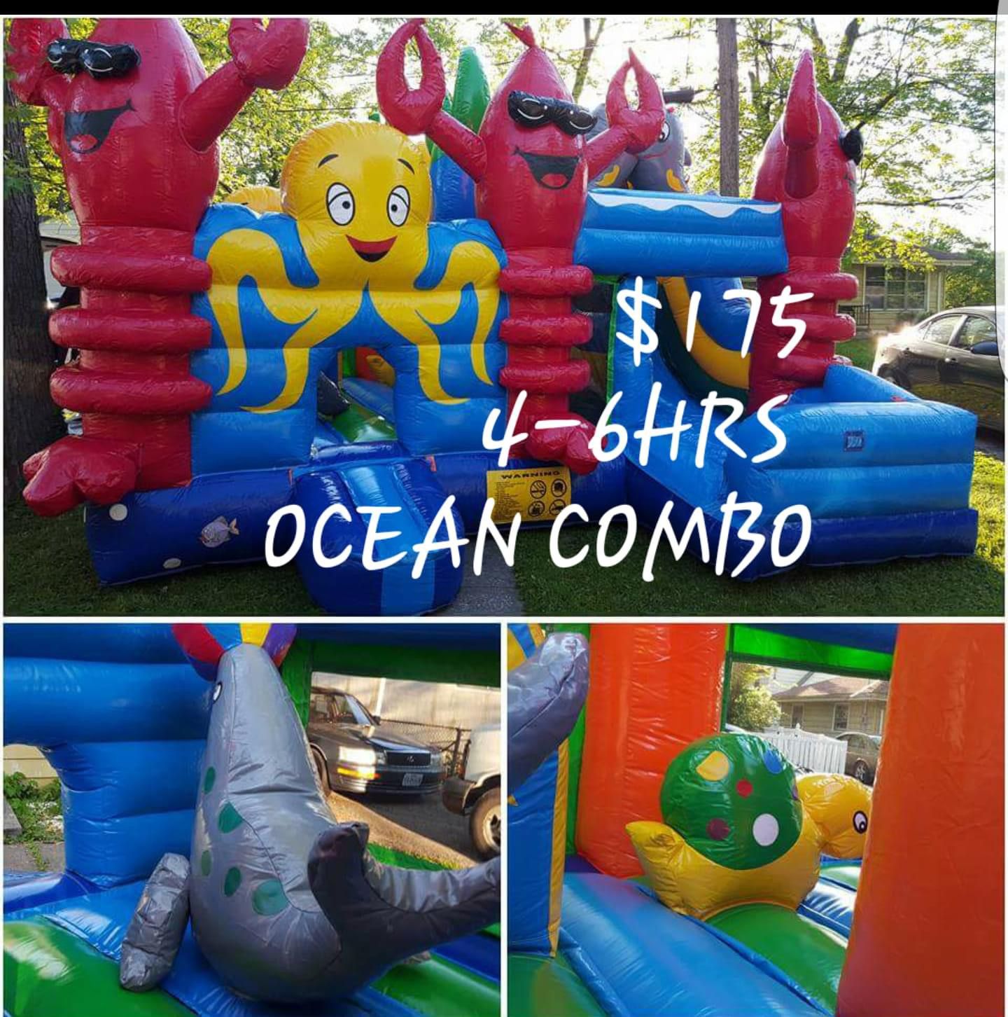 Ocean Combo Bounce House